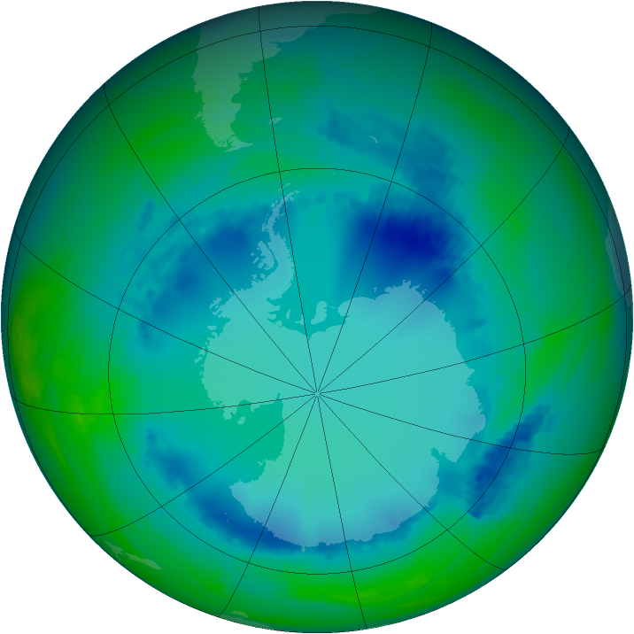 Ozone Map 2003-08-02